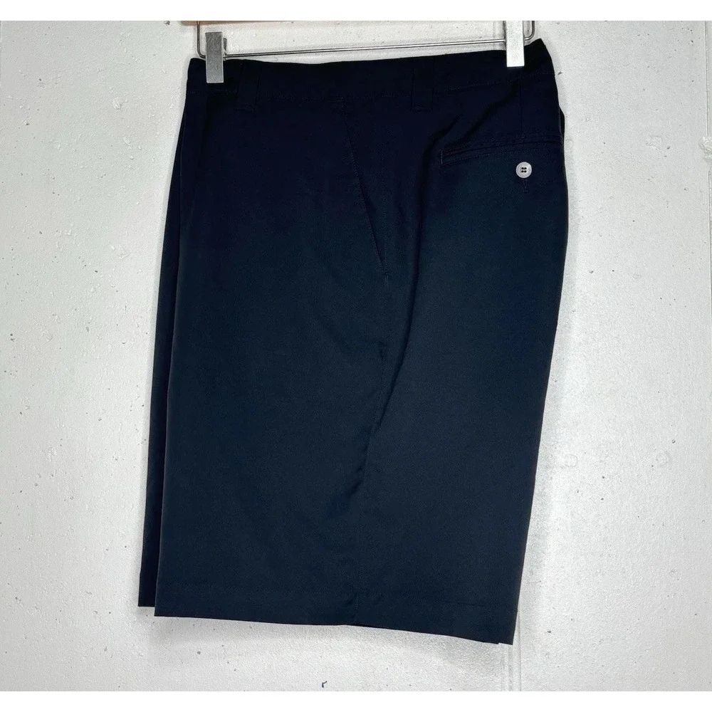 Adidas Shorts‎ Mens 40 Black Flat Front Chino Golf Sports  Outdoor  9